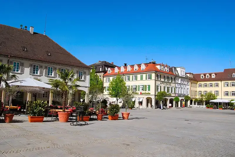 Marktplatz in der Ludwigsburger Altstadt